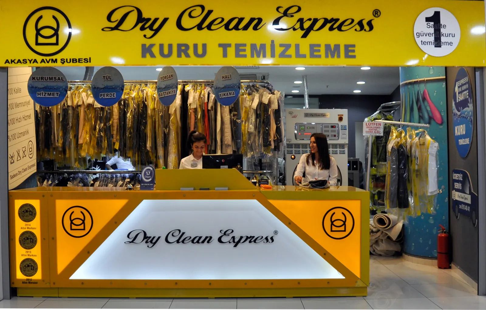 Akasya AVM Dry Clean Express şubesi